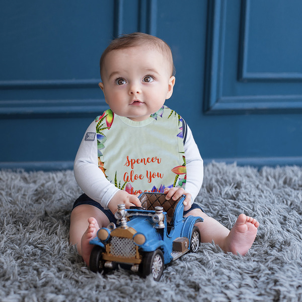 Succulents Bib Lifestyle Boy