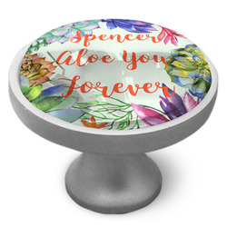 Succulents Cabinet Knob (Personalized)