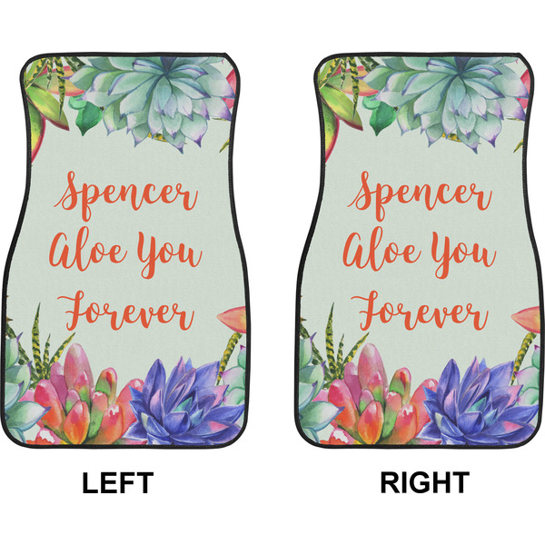 Succulents Car Mat Front - Approval