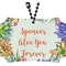 Succulents Rear View Mirror Ornament (Personalized)