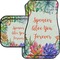 Succulents Car Floor Mats Set - 2 Front & 2 Back (Personalized)