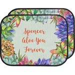 Succulents Car Floor Mats (Back Seat) (Personalized)