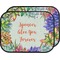 Succulents Car Floor Mats (Back Seat) (Personalized)