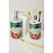 Succulents Ceramic Bathroom Accessories - LIFESTYLE (toothbrush holder & soap dispenser)