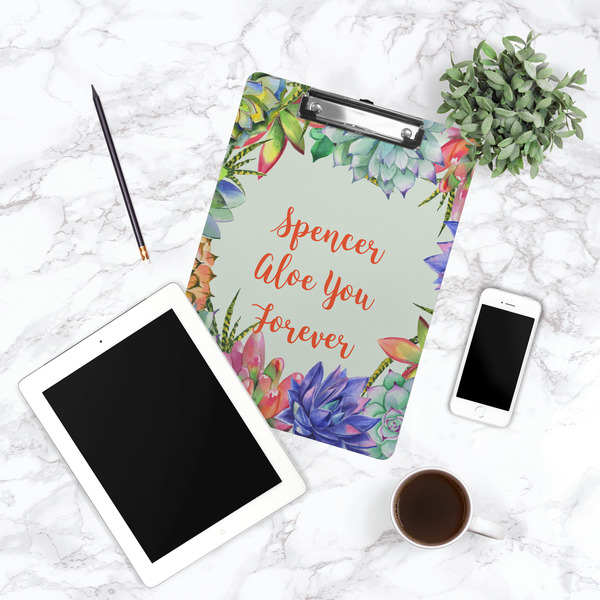 Succulents Clipboard - Lifestyle Photo
