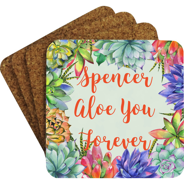 Succulents Coaster Set (Personalized)