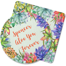 Succulents Rubber Backed Coaster (Personalized)