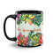 Succulents Coffee Mug - 11 oz - Black