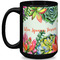 Succulents Coffee Mug - 15 oz - Black Full