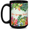 Succulents 15 Oz Coffee Mug - Black (Personalized)