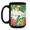 Succulents Coffee Mug - 15 oz - Black