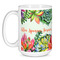 Succulents Coffee Mug - 15 oz - White