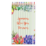 Succulents Colored Pencils (Personalized)