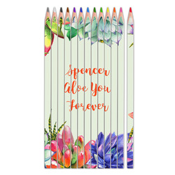 Succulents Colored Pencils (Personalized)