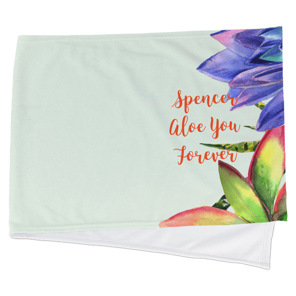 Custom Succulents Cooling Towel (Personalized)