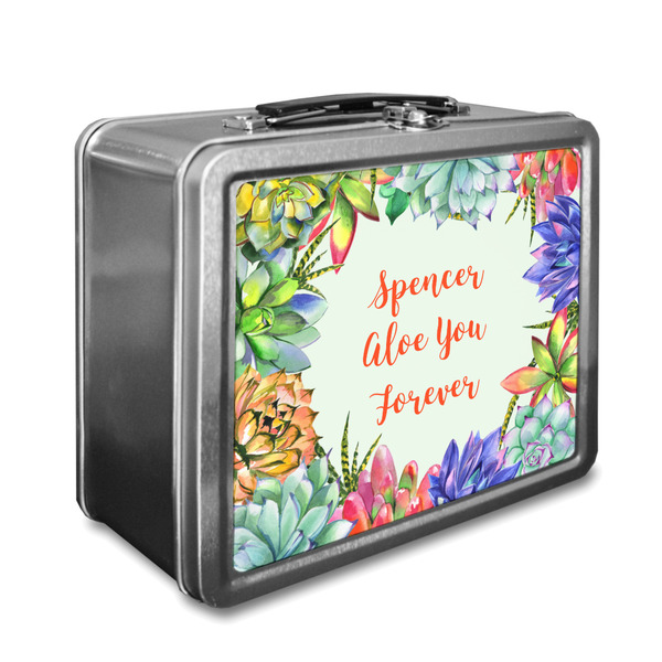 Custom Succulents Lunch Box (Personalized)