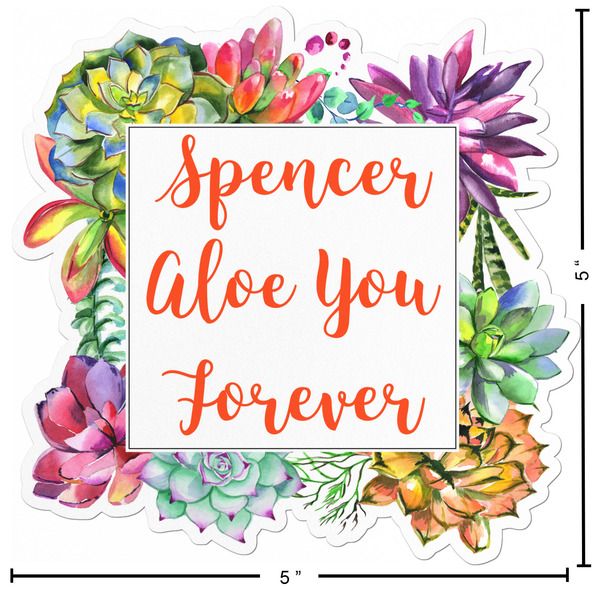 Succulents Custom Shape Iron On Patches - L - APPROVAL