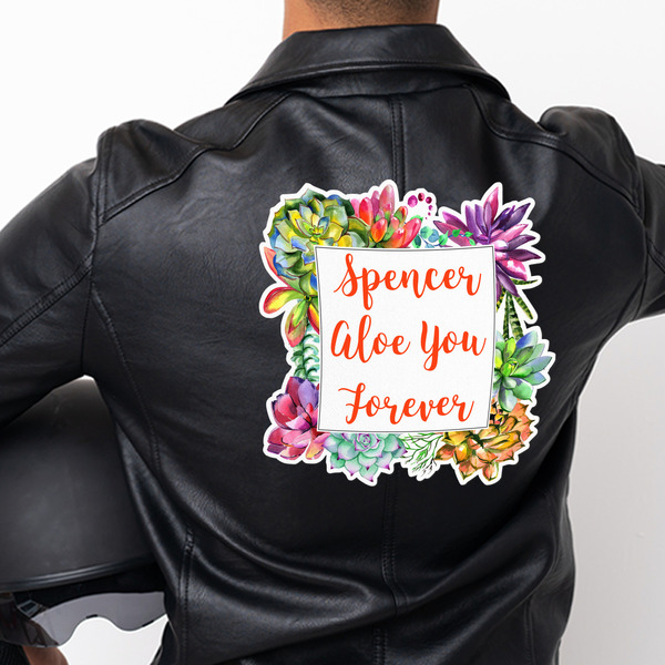 Succulents Custom Shape Iron On Patches - XXXL - APPROVAL