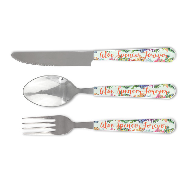 Custom Succulents Cutlery Set (Personalized)