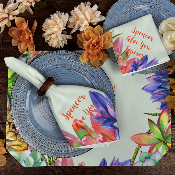 Succulents Dining Set