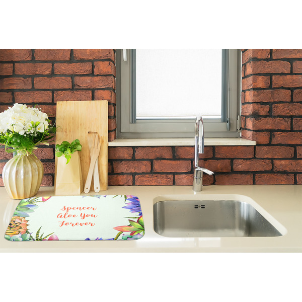 Succulents Dish Drying Mat - LIFESTYLE 2