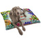 Succulents Dog Bed - Large LIFESTYLE