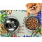 Succulents Dog Food Mat - Small LIFESTYLE