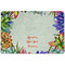 Succulents Dog Food Mat w/ Name or Text