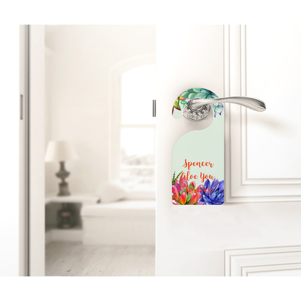 Succulents Door Hanger - LIFESTYLE