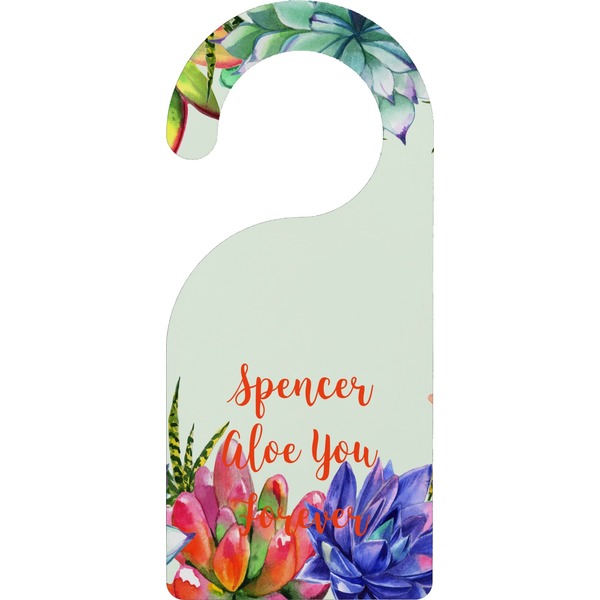 Custom Succulents Door Hanger (Personalized)