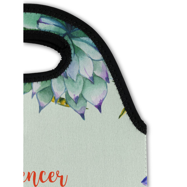 Succulents Double Wine Tote - Detail 1 (new)