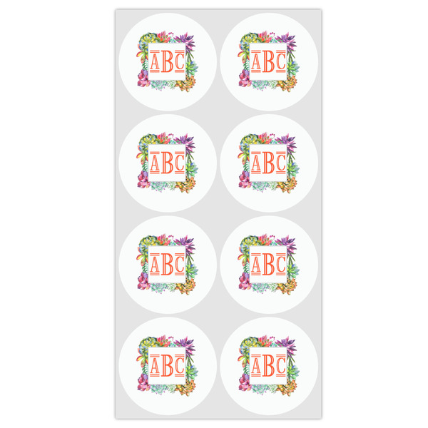 Succulents Drink Topper - Medium - Set of 12
