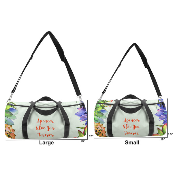 Succulents Duffle Bag Small and Large
