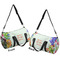 Succulents Duffle bag large front and back sides