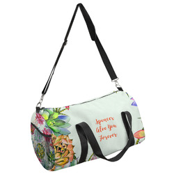 Succulents Duffel Bag (Personalized)