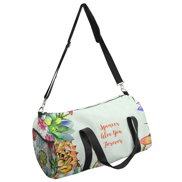 Custom Succulents Duffel Bag - Small (Personalized)