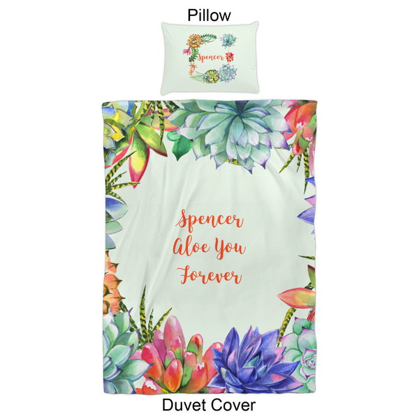Succulents Duvet Cover Set - Twin XL - Approval