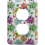 Succulents Electric Outlet Plate
