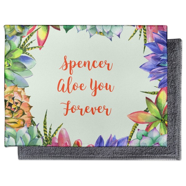 Succulents Electronic Screen Wipe - Flat