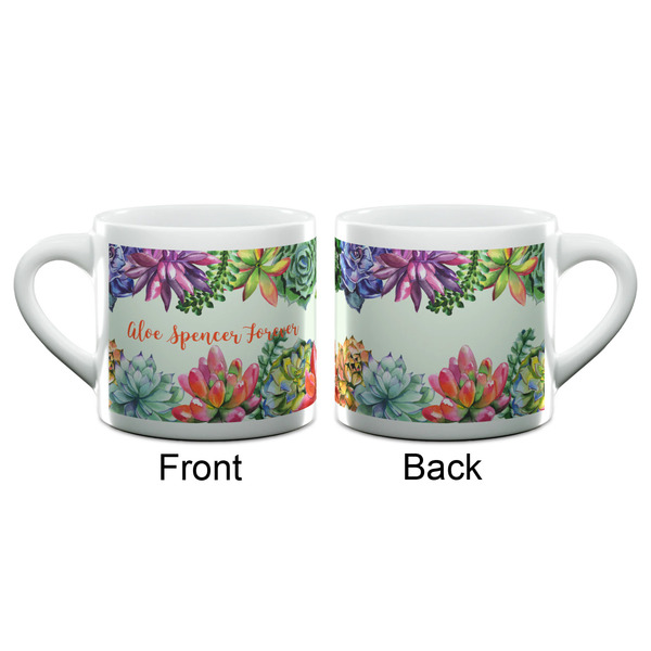 Succulents Espresso Cup - 6oz (Double Shot) (APPROVAL)