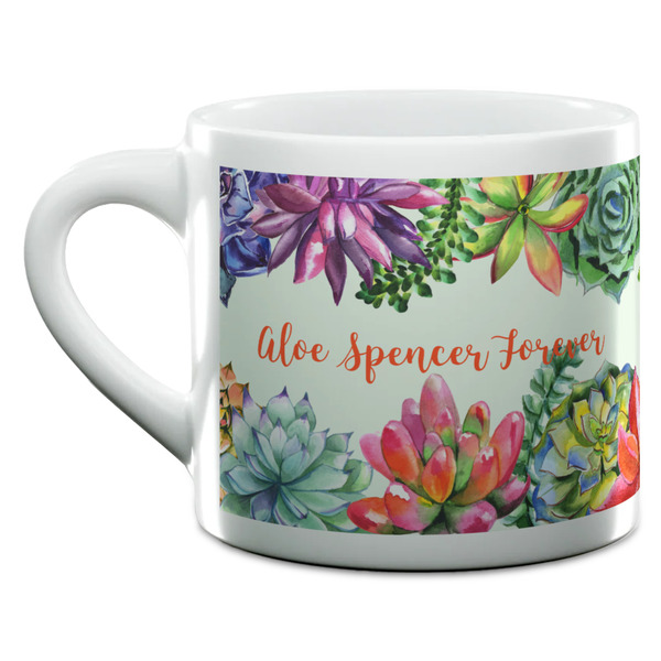 Succulents Espresso Cup - 6oz (Double Shot) (MAIN)