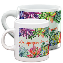 Succulents Espresso Cup (Personalized)