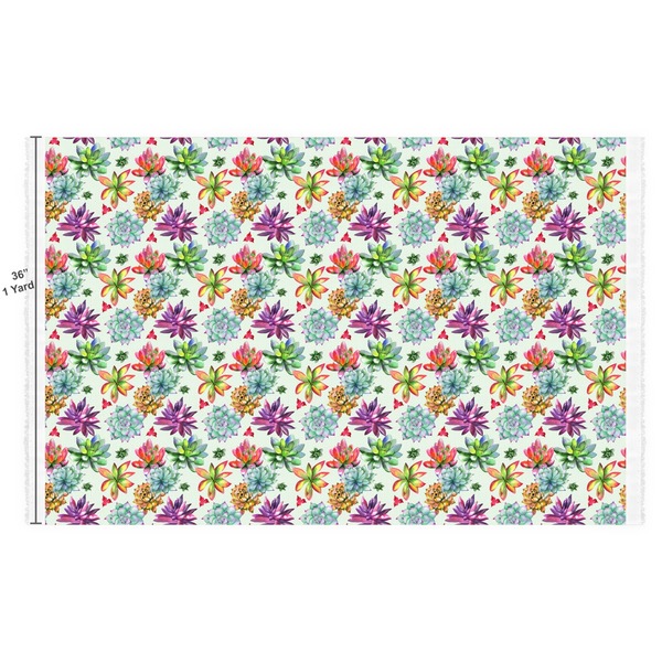 Succulents Fabric Full Yard