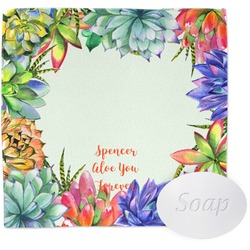 Succulents Washcloth (Personalized)