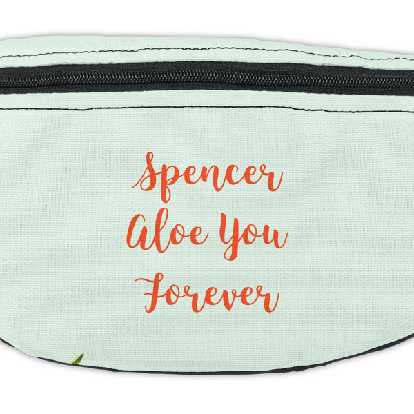 Succulents Fanny Pack - Closeup