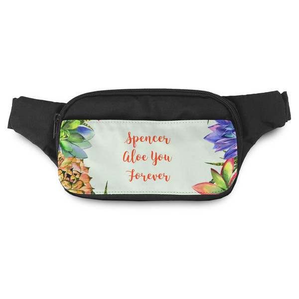 Custom Succulents Fanny Pack - Modern Style (Personalized)