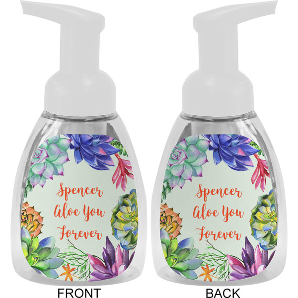 Succulents Foam Soap Bottle Approval - White