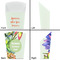 Succulents French Fry Favor Box - Front & Back View