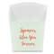 Succulents French Fry Favor Box - Front View