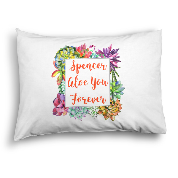 Custom Succulents Pillow Case - Standard - Graphic (Personalized)